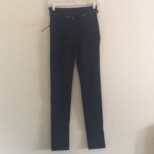 Black Belted Pants
